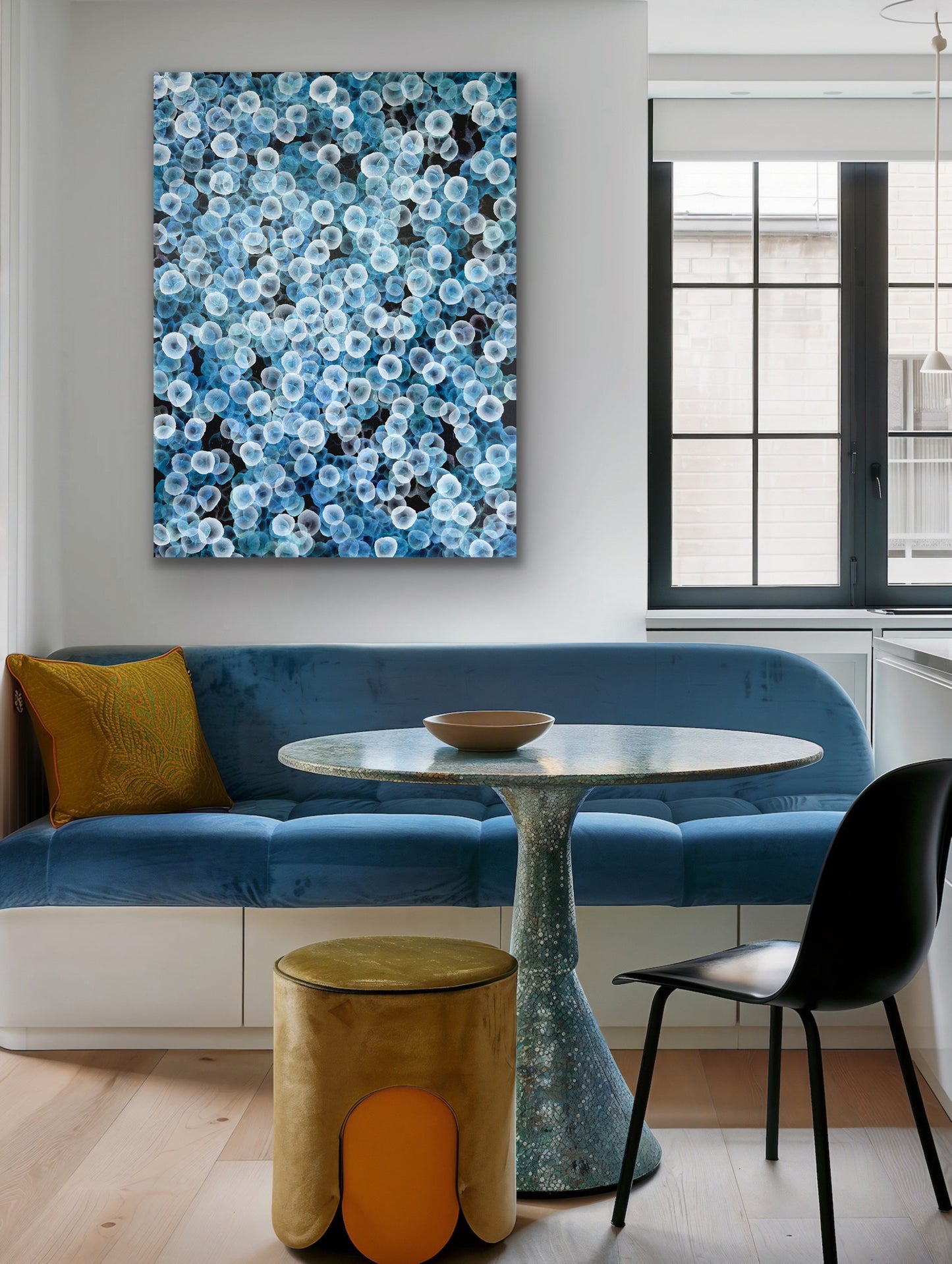 Bioluminous Drift II an Original Abstract Sea Painting