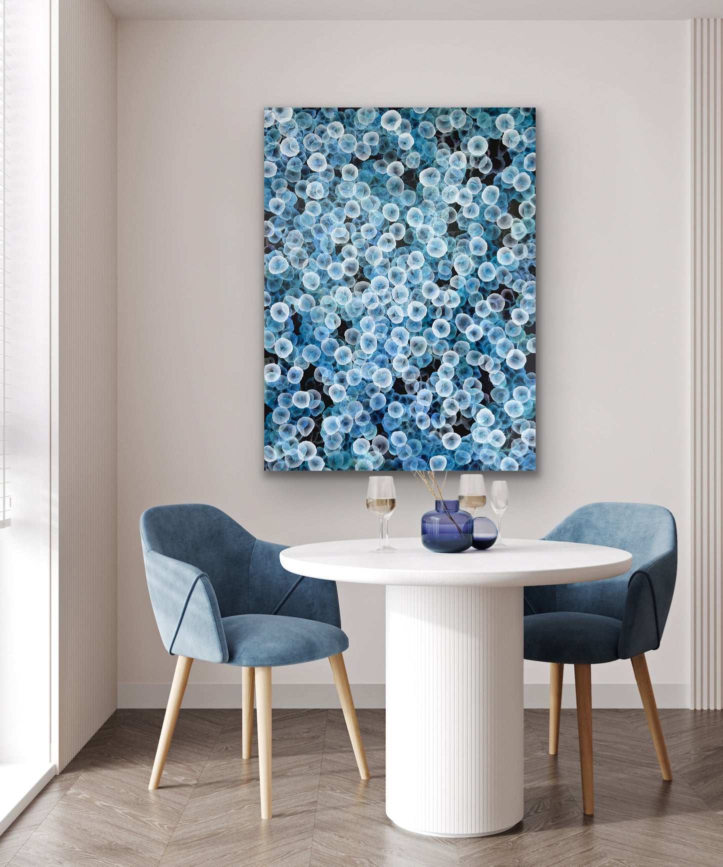 Bioluminous Drift II an Original Abstract Sea Painting