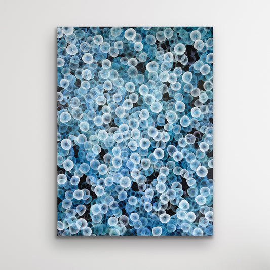 Bioluminous Tideline Swell an Original Abstract Sea Painting