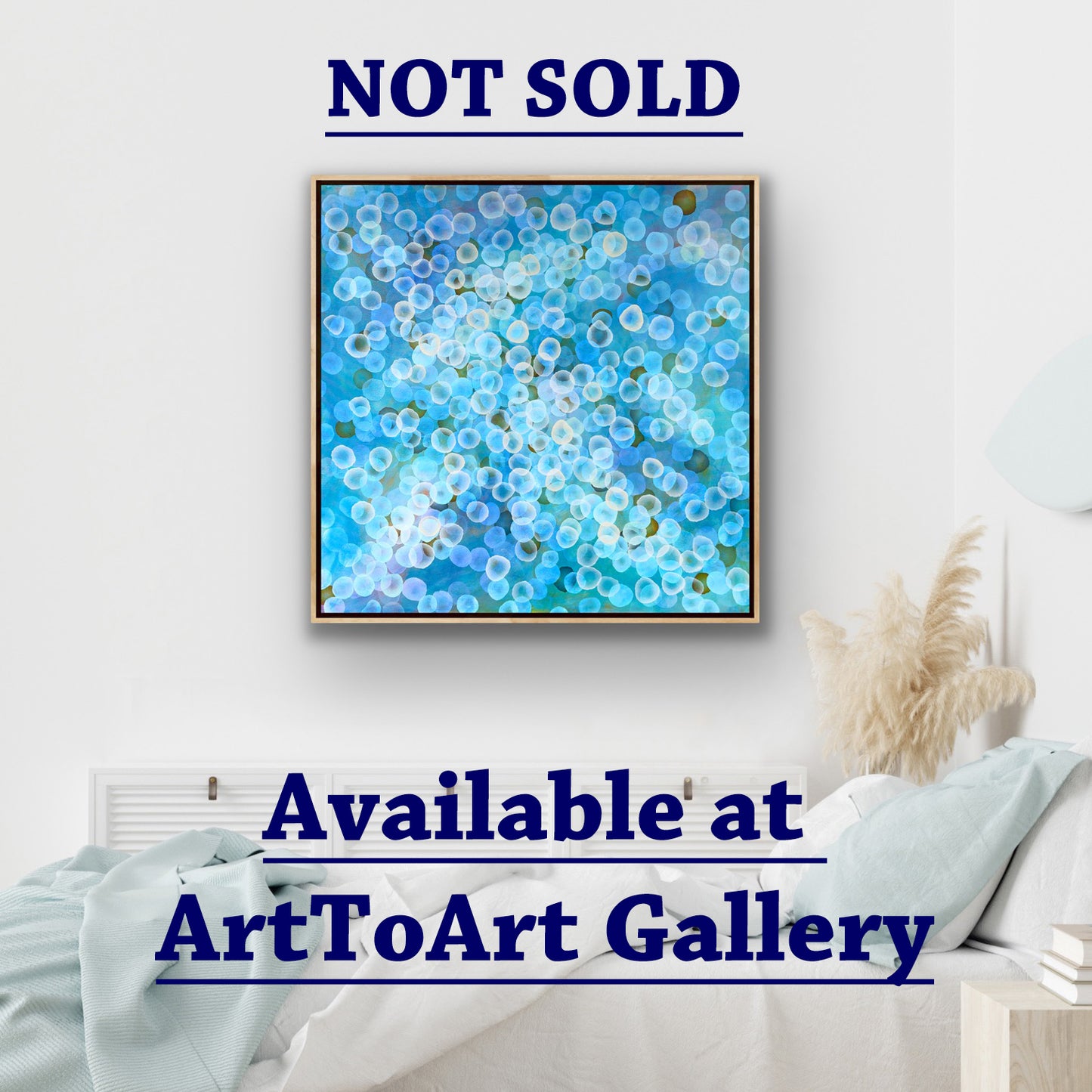 Aqueous Field VII  - Original Abstract Sealife Painting