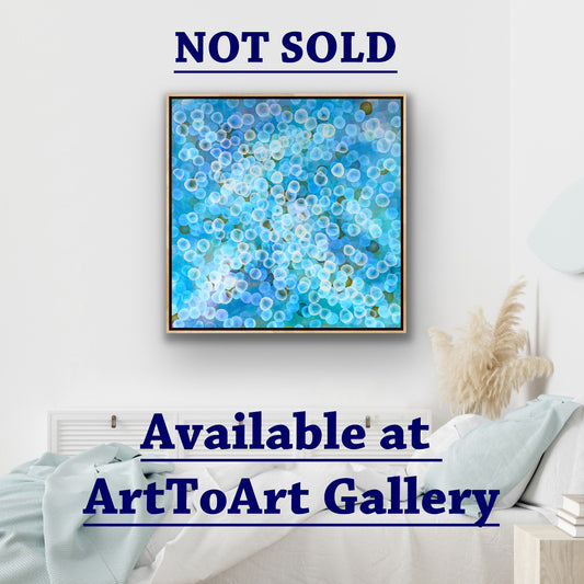 Aqueous Field VII  - Original Abstract Sealife Painting