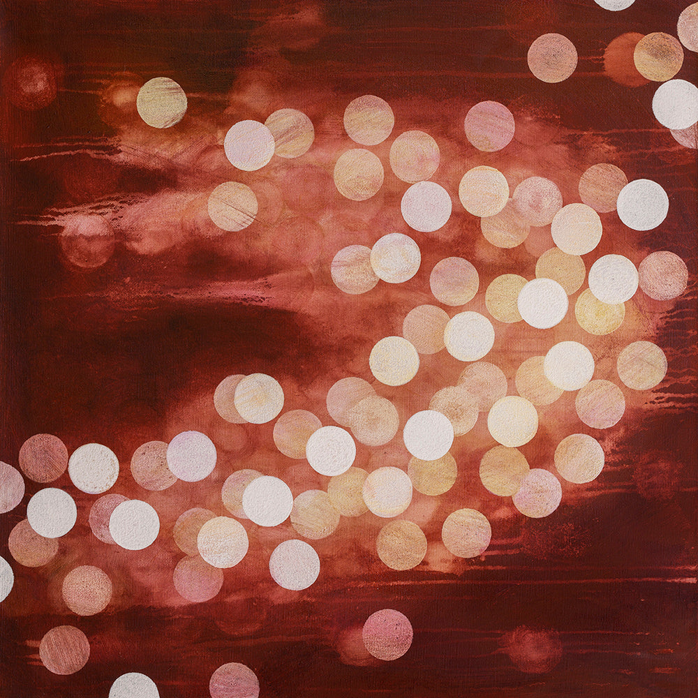 Sometimes of Ether and Water - Abstract Lights Painting 64cm x 64cm