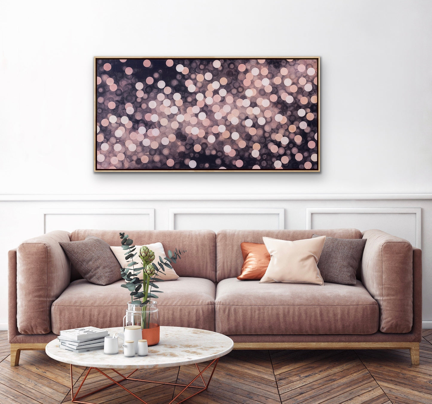 There was Something in the Air VII - Abstract Lights Painting 61cm x 122cm