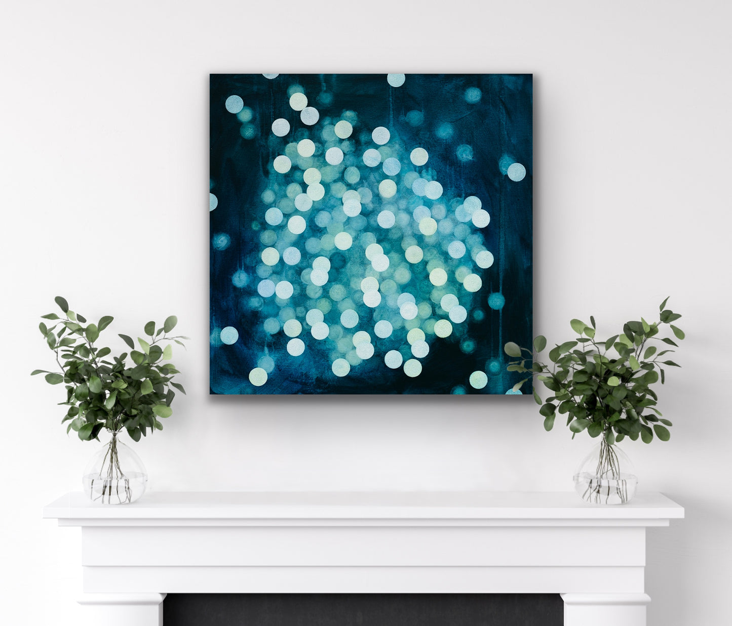 Aqueous Bloom Life Field XIX - Abstract Sealife Painting