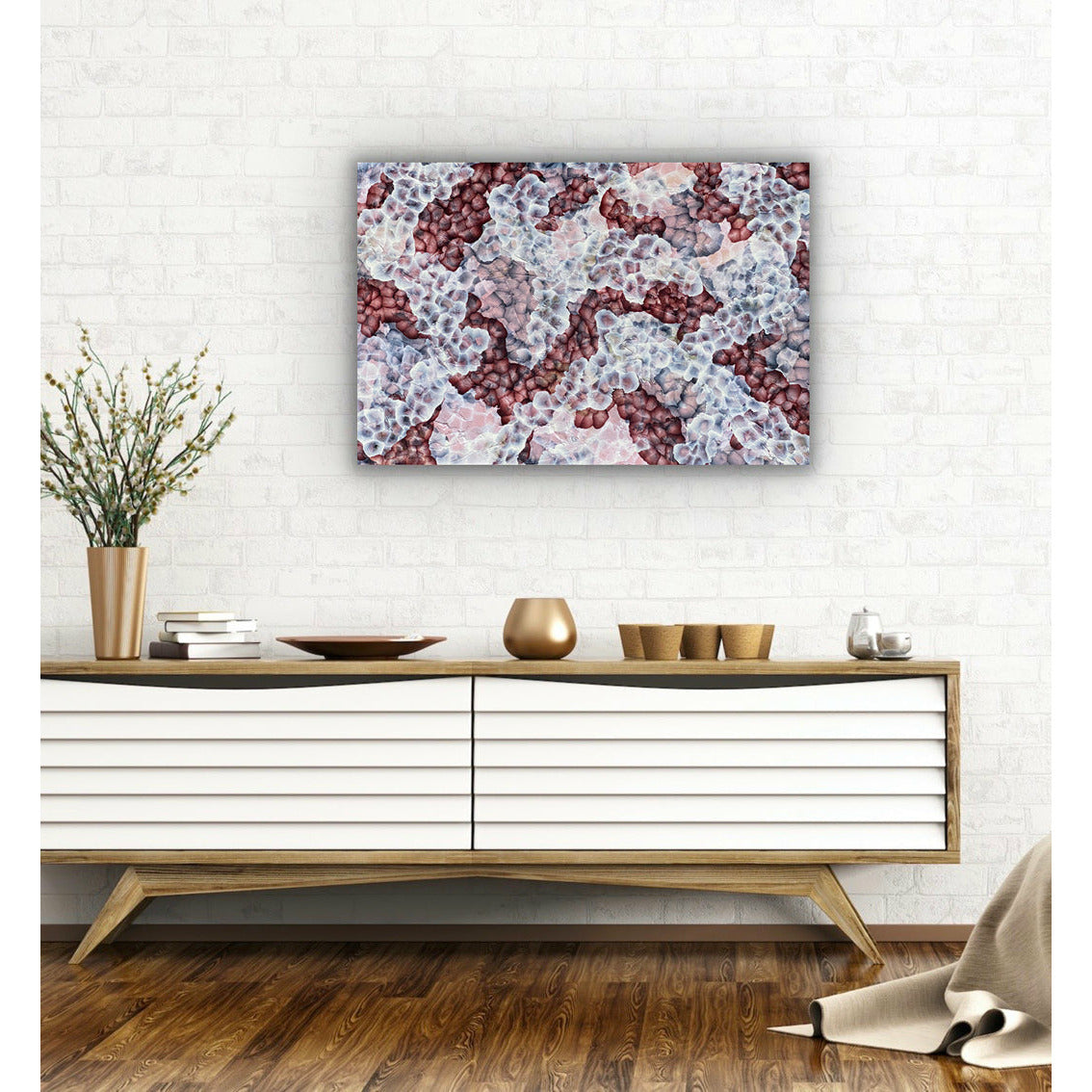 Aqueous Bloom Rock Pool Musings III – Original Abstract Painting