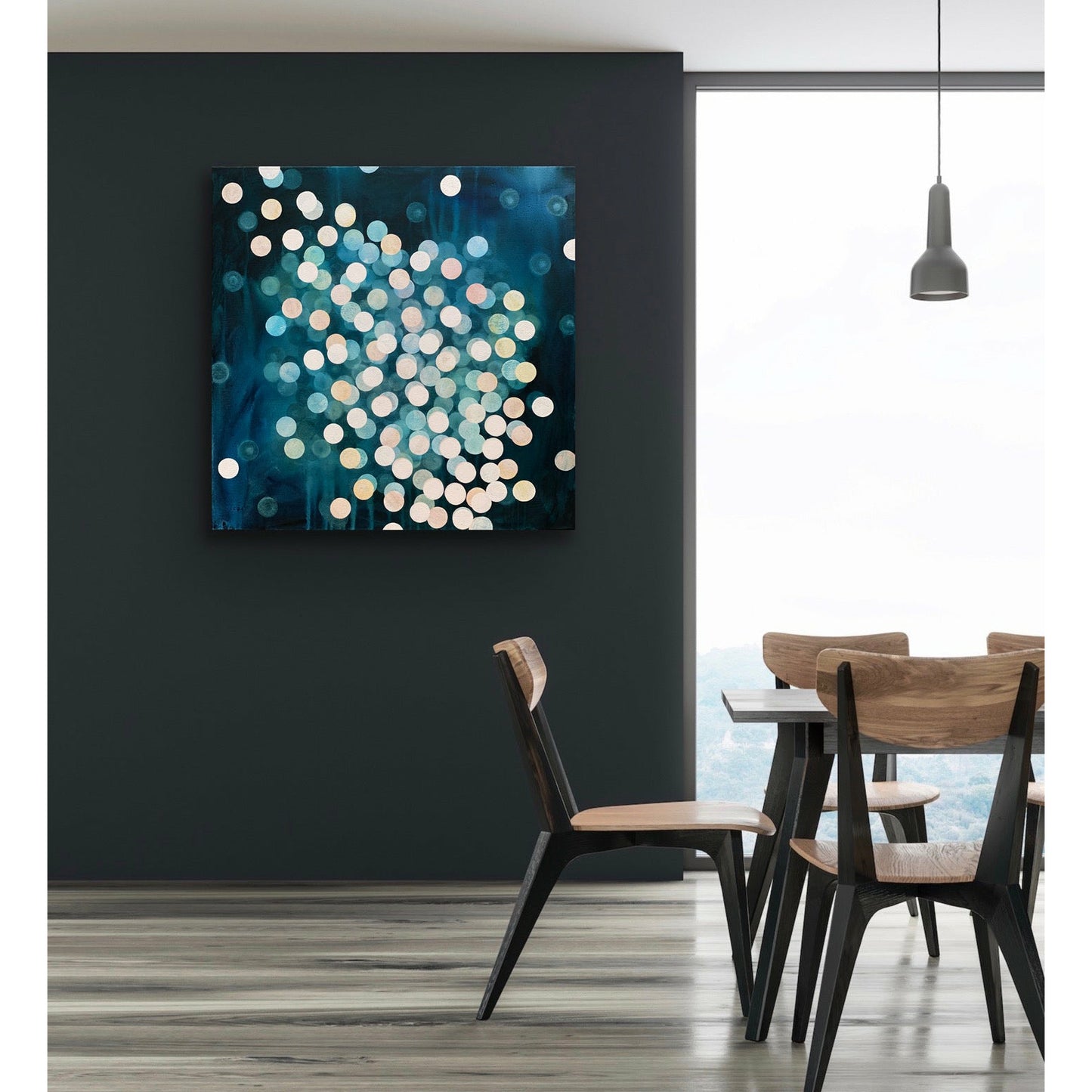 Aqueous Field – Coral Bloom VIII - Abstract Sealife Painting
